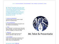 ML Tekst & Presentatie