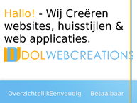Website van Dol Webcreations 