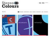 Website van Stereo Colours 