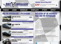 Website van Bos V8 Supercars B.v. 