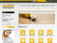 Website van Alecs B.v. 