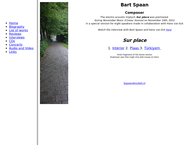 Website van Bart Spaan 