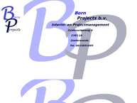 Website van Born Projects B.v. 