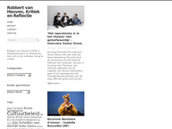 Robbert van Heuven, Kritiek en Reflectie