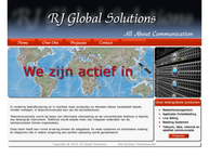Website van RJ Global Solutions 
