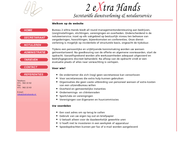 Website van 2 eXtra Hands 
