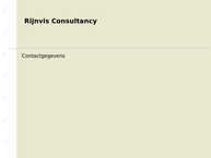 Rijnvis Consultancy