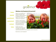 Website van Kwekerij Groenhof 