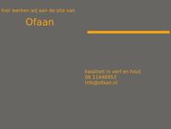 Ofaan Onderhoudsbedrijf