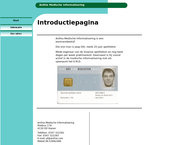 Website van Anthia Medische Informatisering 