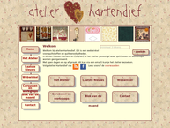 Website van Atelier Hartendief 