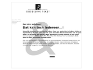 Gosselink Tekst