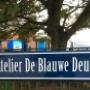 Atelierbord aan de buitenzijde
