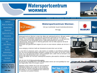 Website van Wormer Watersport 