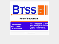 Website van BTSS (Bouwman Techniek & Show-Service) 