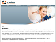 Website van 3d Projects B.v. 