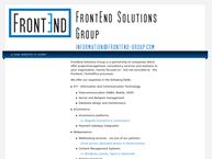 Website van Frontend Consultancy 