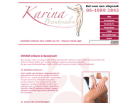 Website van Beautysalon Karina 