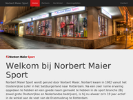 Website van Norbert Maier Sport B.v. 