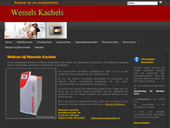 Website van Wessels Kachels B.v. 