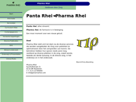 Website van Pharma Rhei 