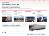 Website van Poels-Janssen Logistics B.v. 