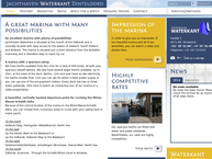 Website van Jachthaven Waterkant B.V. 