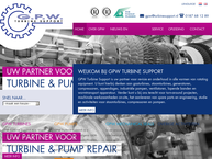 Website van Gpw Turbine Support B.v. 