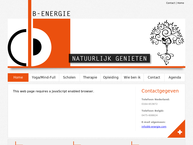 Website van B-Energie 