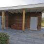 Aanbouw met overkapping