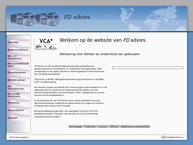 Website van FD Advies Den Haag 