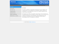 Website van Prosis B.v. 