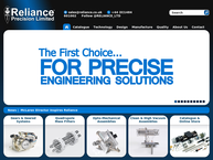 Website van Reliance Holland 