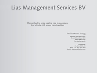 Lias Management Services B.v.
