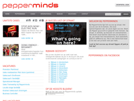 Website van Pepperminds - Breda 