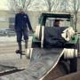 aspergebedden zwart-wit folie
