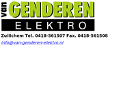 Van Genderen Elektro