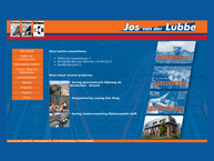 Website van Jos van der Lubbe Grond-, Weg- en Waterbouw 