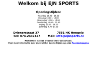Website van E.J.N. Sports 