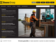 Website van Beens Materieel B.v. 