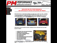 Website van Pm Performance 