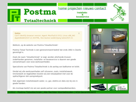 Website van Postma Totaaltechniek 