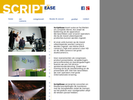 Website van ScriptEase Autocue Faciliteiten 