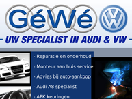 Géwé specialist Audi en VW