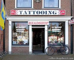 Coffeeshop en tattooshop Harlingen