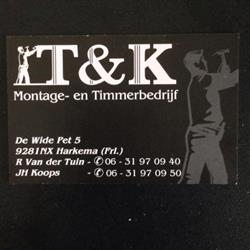 T & K Monatage- en Timmerbedrijf