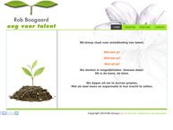 Website van BG Werving, Selectie en Interim-Management 