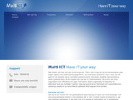 Website van Multi-Ict B.v. 