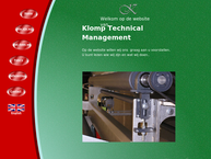Website van Klomp Technical Management 