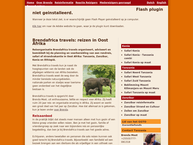 Website van Brendafrica travels 
